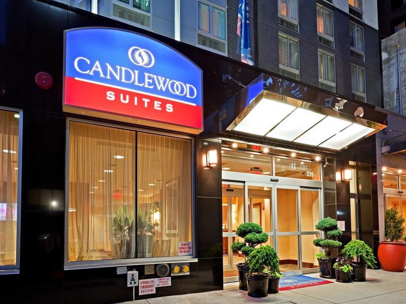 纽约时代广场烛木套房酒店 外观 照片